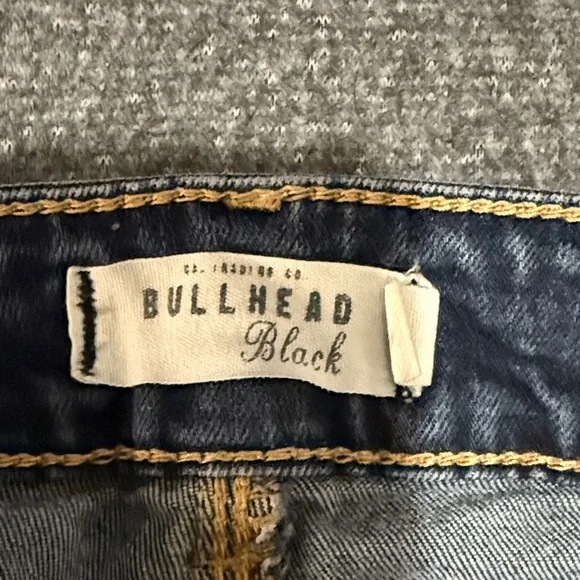 Bullhead Black Junior’s Deep Blue Skinny Jeans Size 7 - Picture 4 of 7